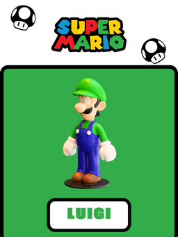 Mario Flag Seahorses 3d model