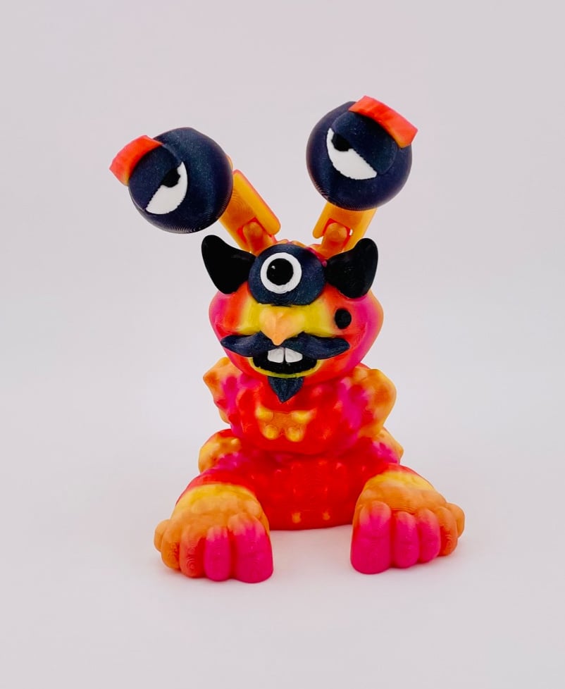 My Dream Monster -Cyclops Mustache 3d model