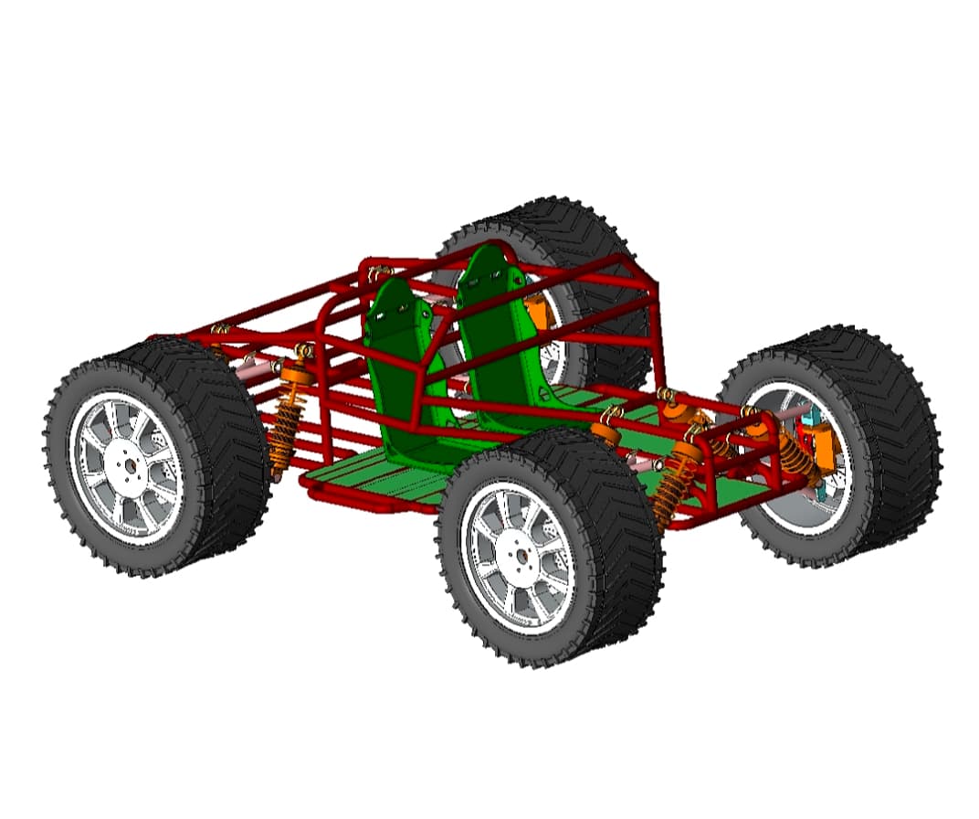Buggy car 3d model