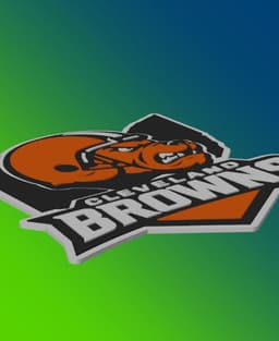 Cleveland Browns Custom Series 1: Par 15/32 3d model