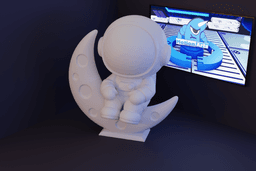 Astronauta sentado na Lua.stl 3d model