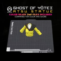Ghost of Yotei Atsu Statue 3d model
