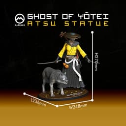 Ghost of Yotei Atsu Statue 3d model