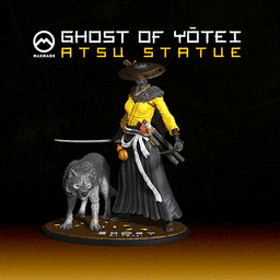 Ghost of Yotei Atsu Statue 3d model