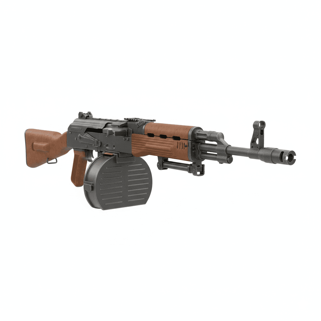 Gun RPK Squad Support Rifle 3d model