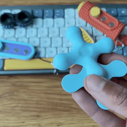 Magnetic Fidget Slider, Smooth Sensory Toy Finger Roller 3d model
