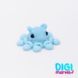 Dumbo Octopus Flexi + Keychain 3d model