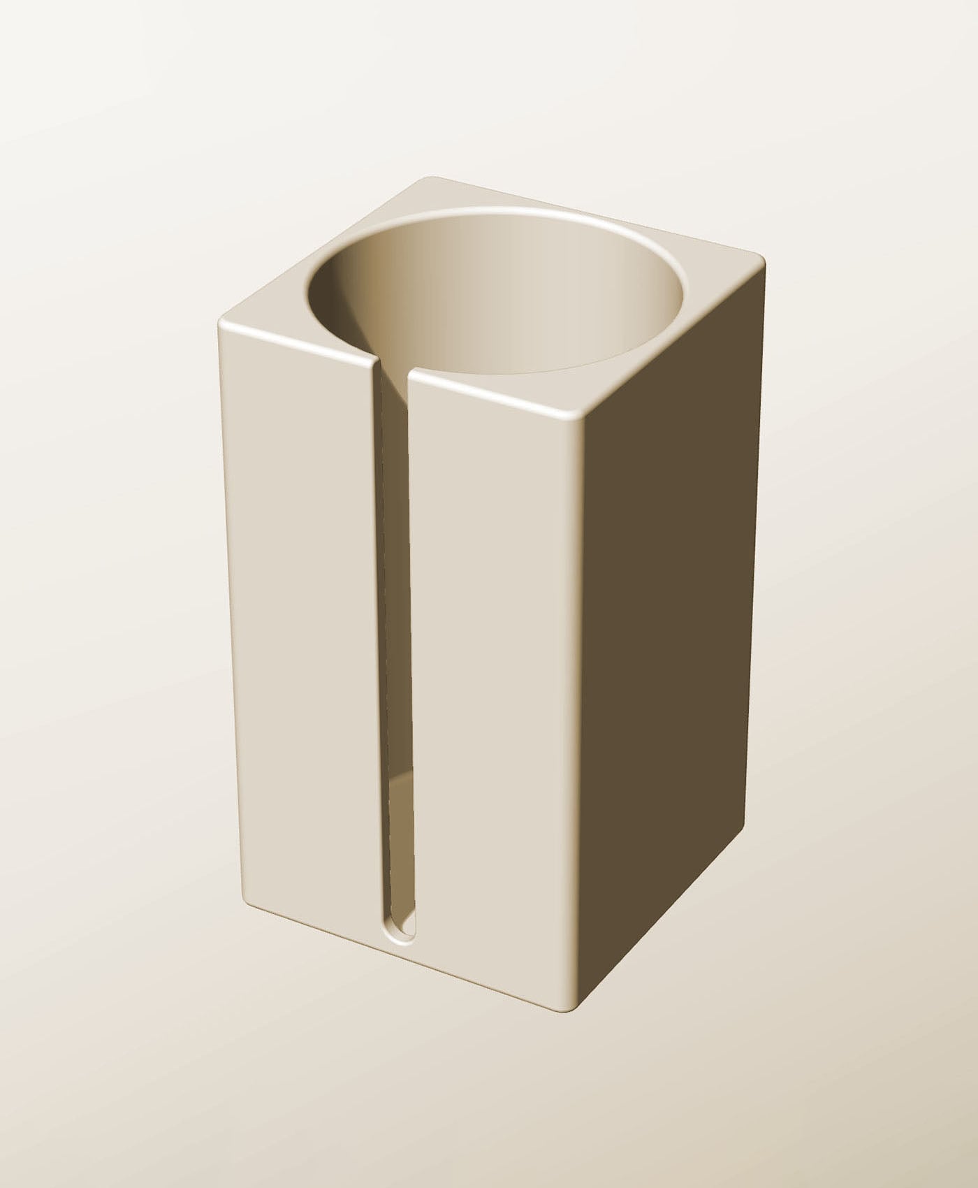 CS96-180-S Modular slotted component container modern decor 3d model
