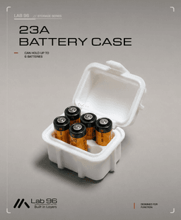 23A Battery Case 3d model