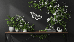 Butterfly Wall Art 3d model