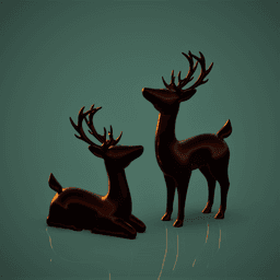Deer -Standing 3d model
