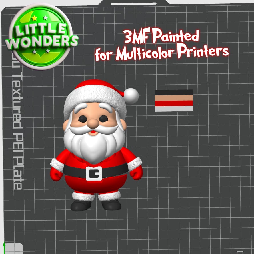 Santa 3d model