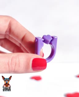 "Love in Motion" Ring 3d model