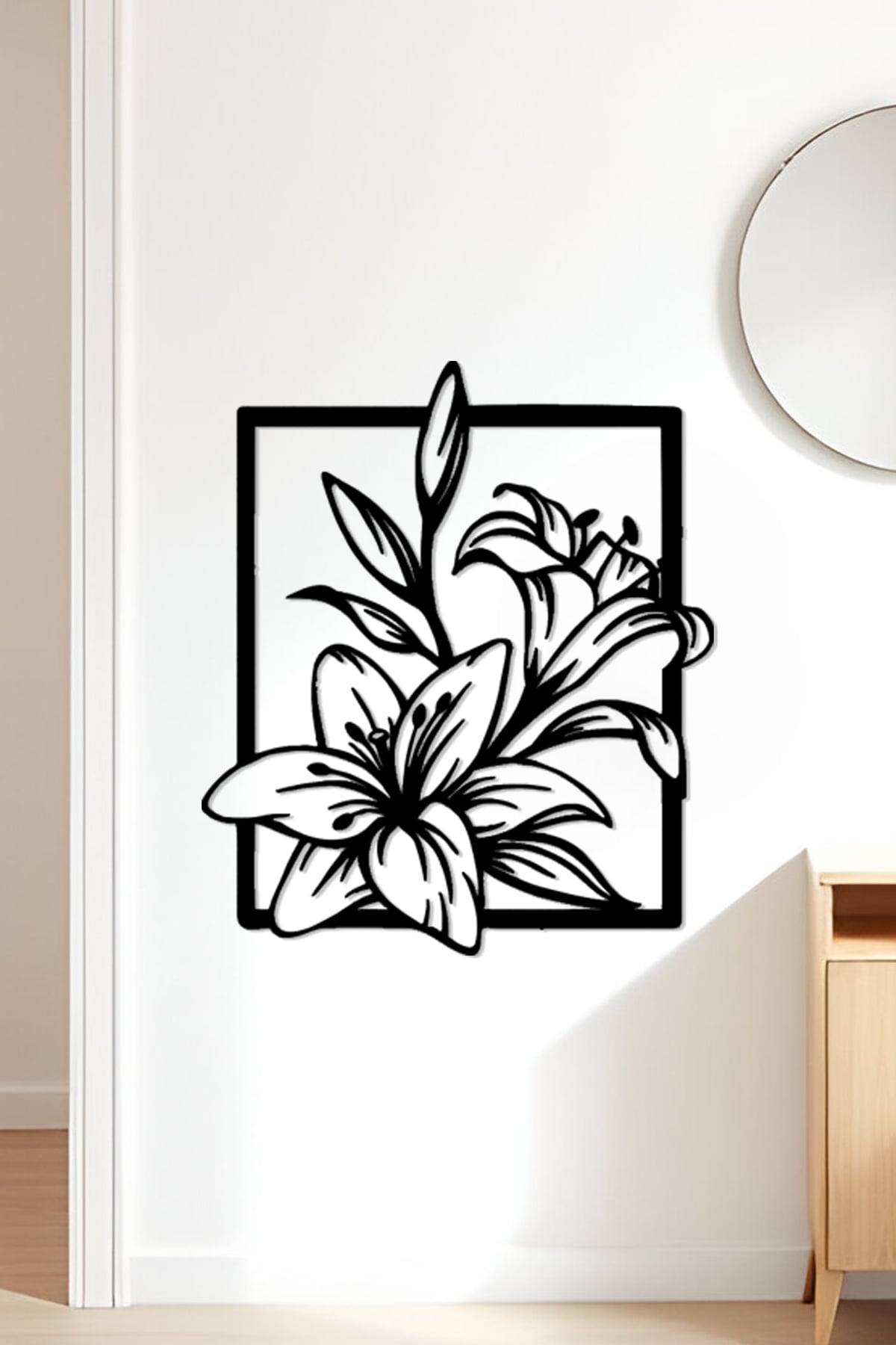 Flower Wall Art, Wall Decor, Home Decor 3d model