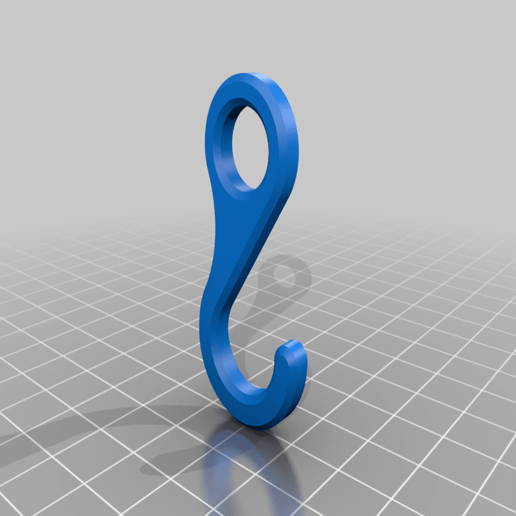 Wall hanger system 3d model
