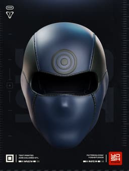 Bullseye's Mask 3d 3D Printer STL 3d model