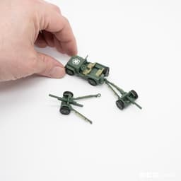 37mm Gun M3 for the Jeep Kit Card 3d model