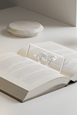Tiger Bookmark, Creativity Bookmark, Gift Idea 3d model