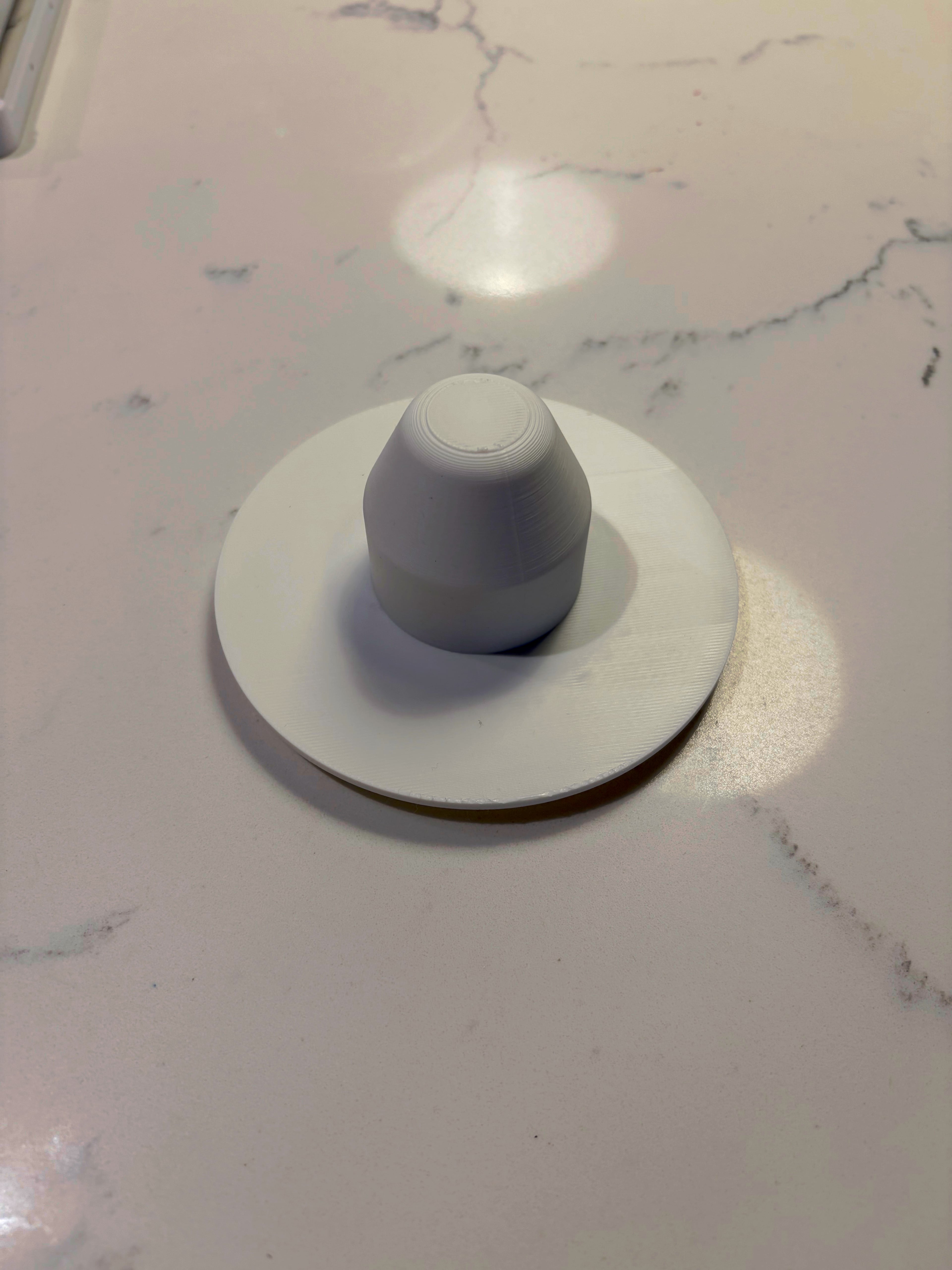 Spool Plug: Horizontal Filament Spool Holder 3d model