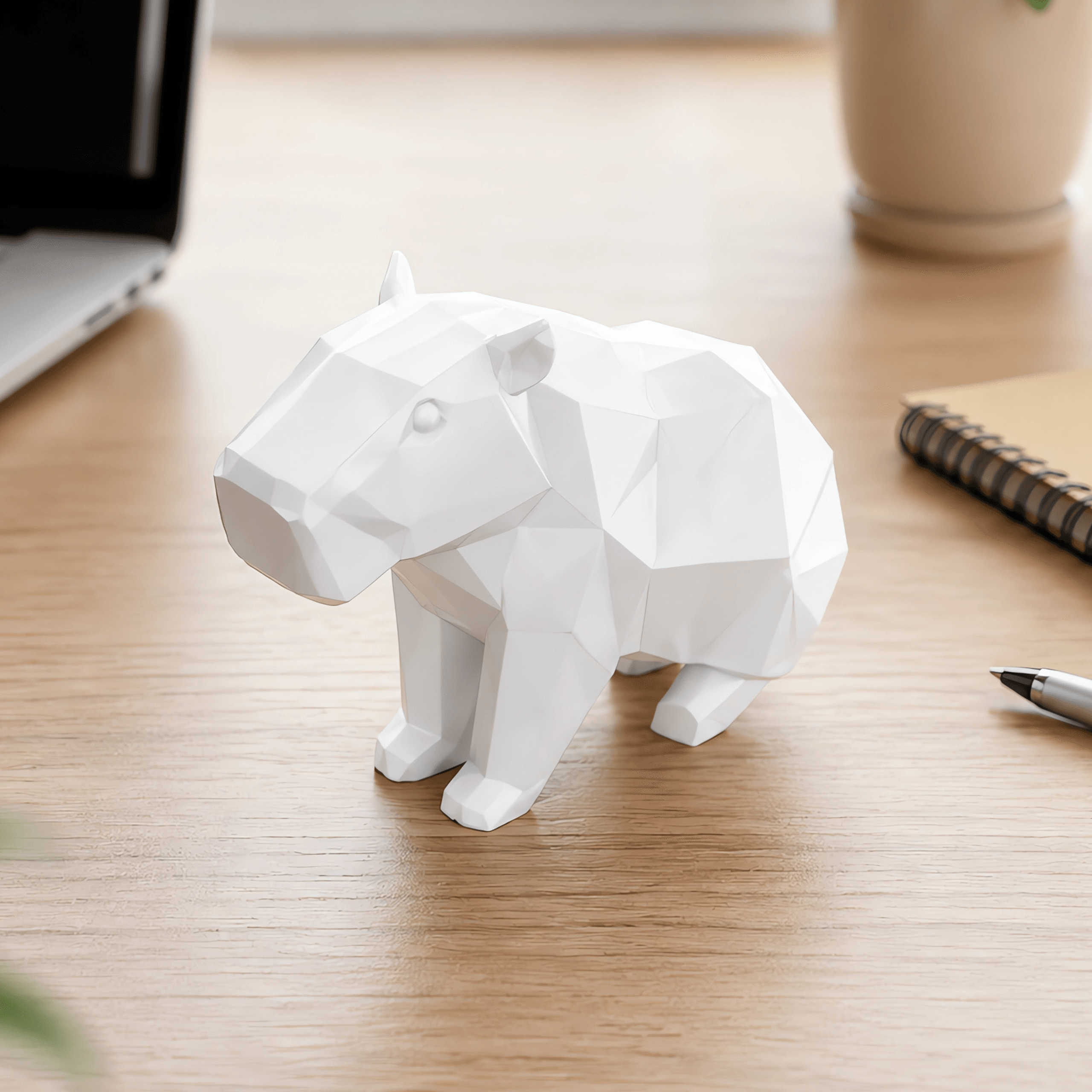 Capybara 3D Model | Low Poly Capybara | Capybara Figurine | Decor 3d model