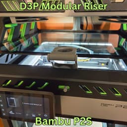 D3P riser for Bambu Lab P2S 3d model