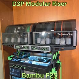 D3P riser for Bambu Lab P2S 3d model
