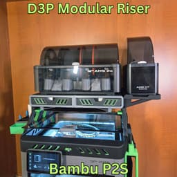 D3P riser for Bambu Lab P2S 3d model