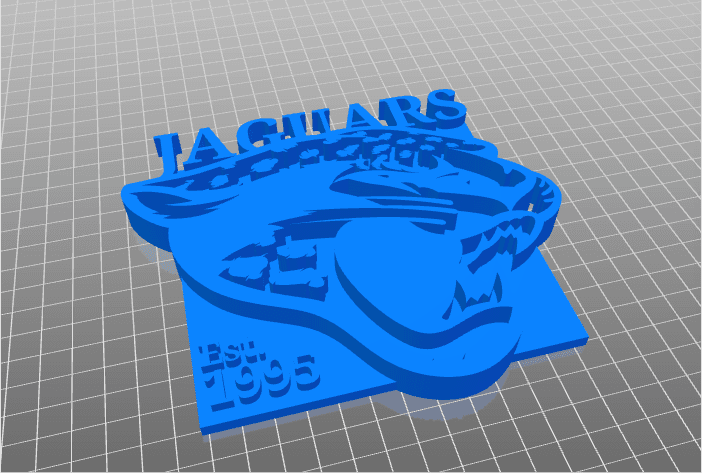 Jacksonville Jaguars Plaque 3d model