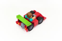 Minecraft Steve's Race Car 3d model