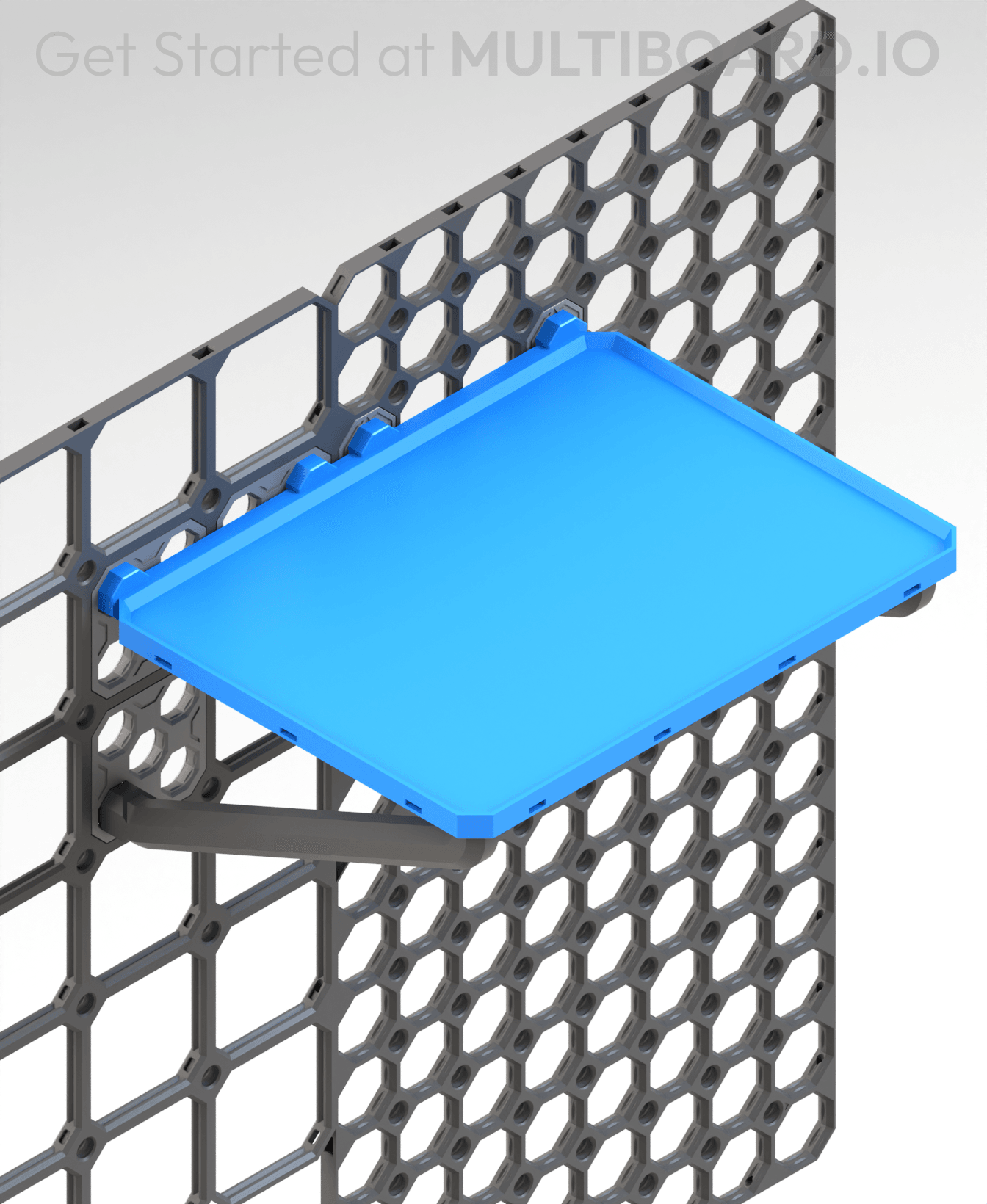 4x8 MU - Simple Bolt-Locked Shelf 3d model