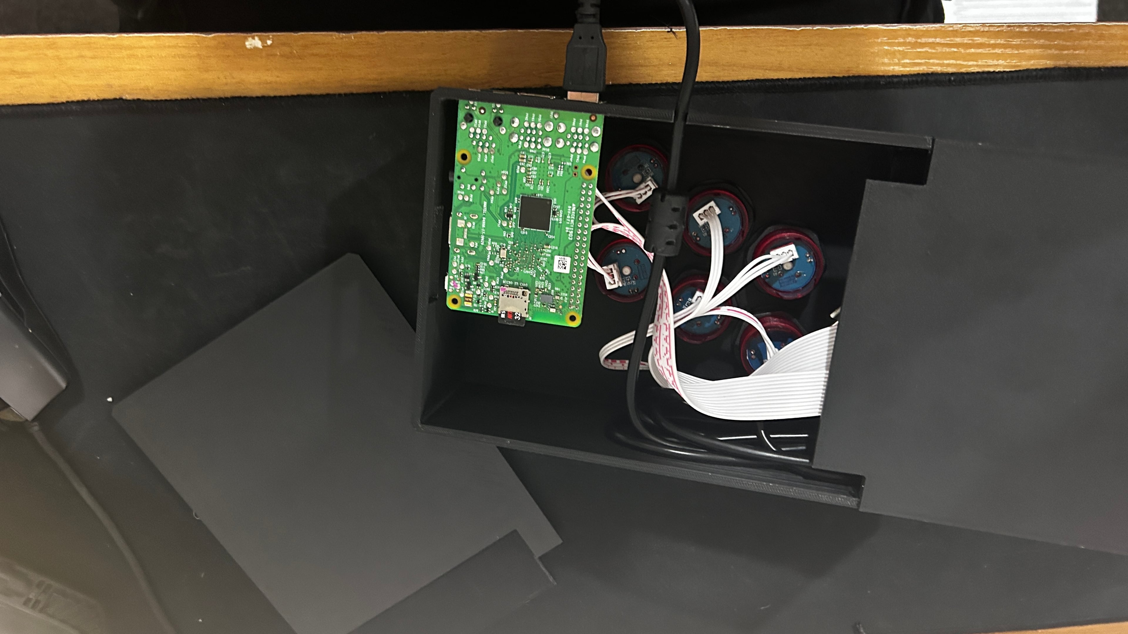 Desktop Arcade Controller (Raspberry Pi) 3d model
