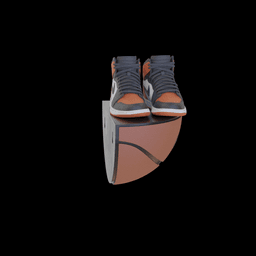 Nike Basketball Shoe Display 3d model