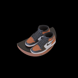 Nike Basketball Shoe Display 3d model