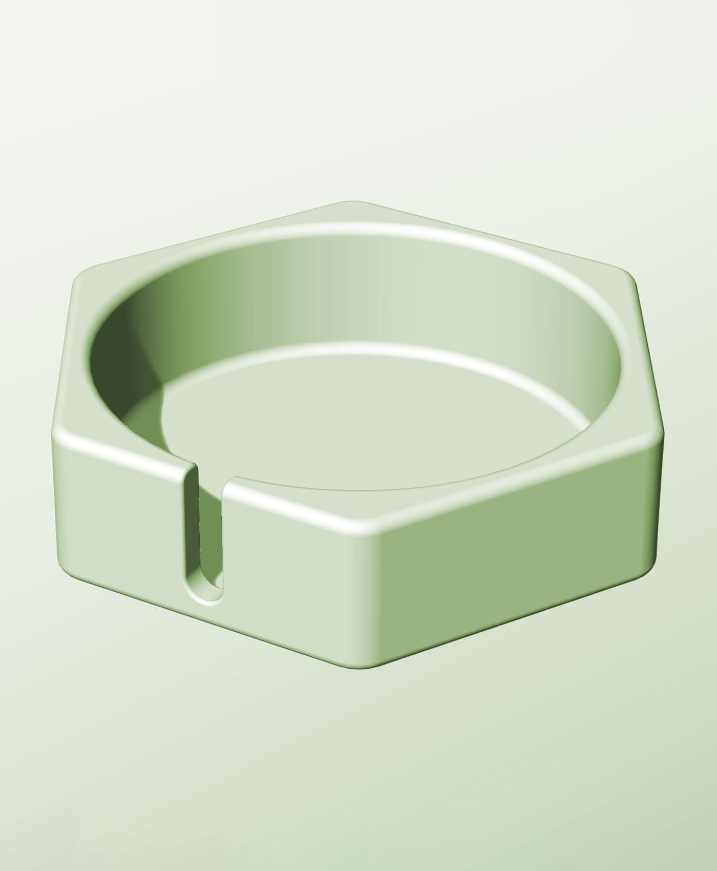 CH128-40-S Stackable slotted component box for creative makers 3d model