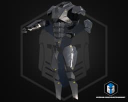 HD2 Null Cipher Armor - 3D Print Files 3d model