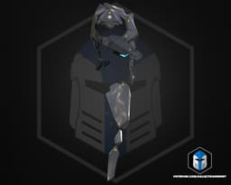 HD2 Null Cipher Armor - 3D Print Files 3d model