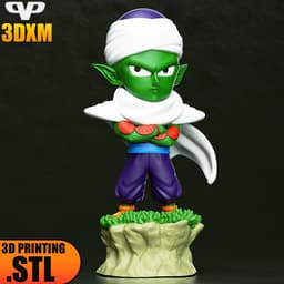 Dragon Ball Piccolo Chibi STL for 3D Printing ChibiSTL 3DXM 3d model