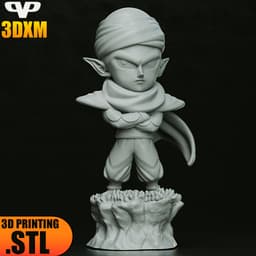 Dragon Ball Piccolo Chibi STL for 3D Printing ChibiSTL 3DXM 3d model