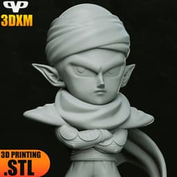 Dragon Ball Piccolo Chibi STL for 3D Printing ChibiSTL 3DXM 3d model