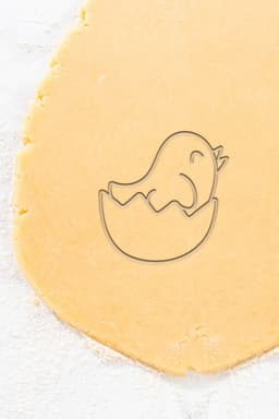 Chick Cookie Cutter, Biscuit Cutter 3d model