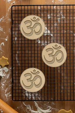 Om Cookie Cutter, Biscuit Cutter 3d model