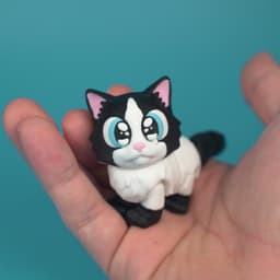 Flexi Articulated Ragdoll cat 3d model