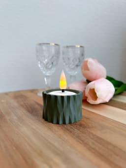 Tea light Polygon 3d model