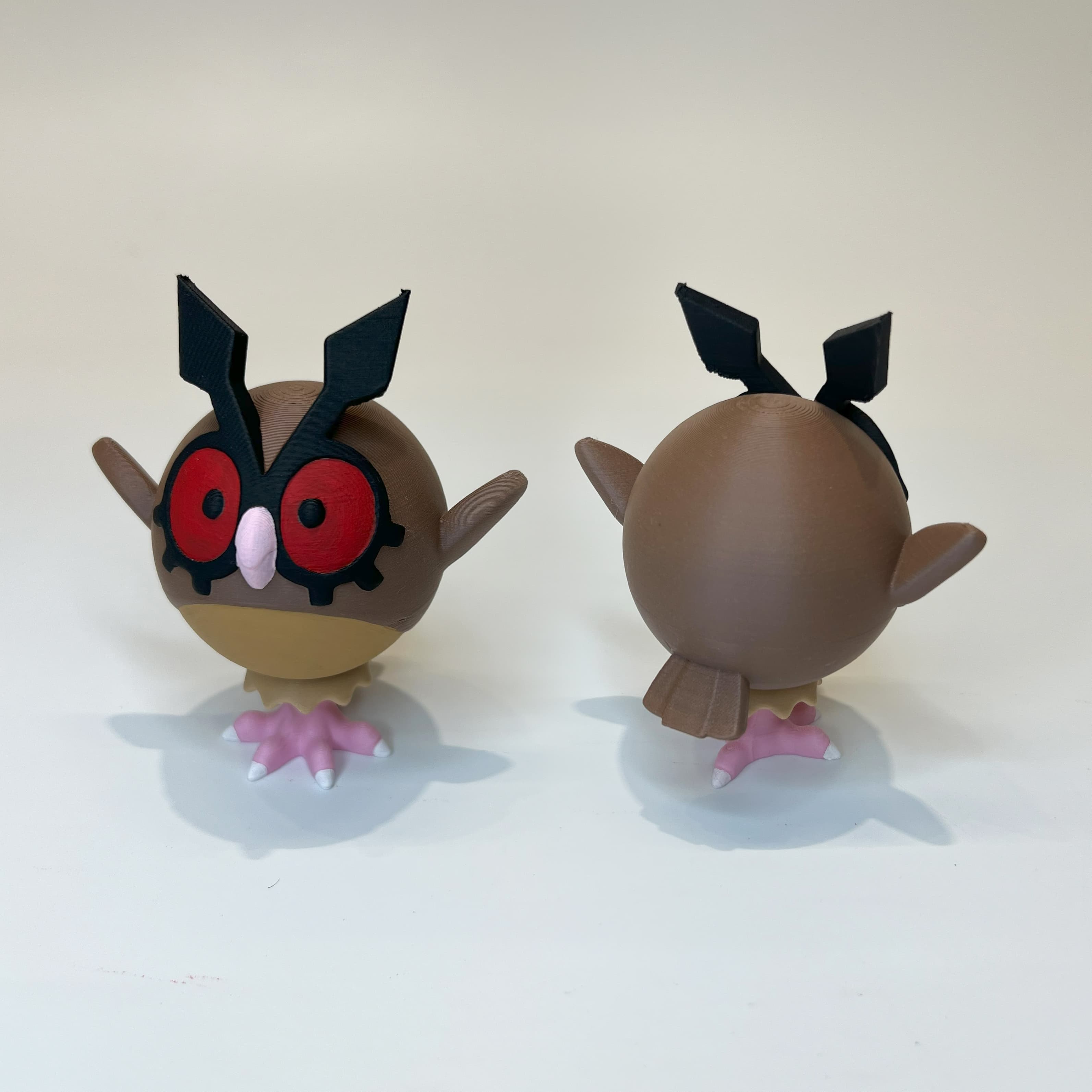 Hoothoot (Easy Print No Supports) 3d model
