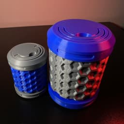Locking Twist Capsule 3d model