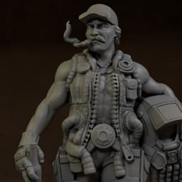 Tom "Oldtimer" Sellecky 3d model