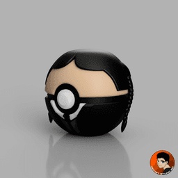 Wednesday Addams Pokeball 3d model