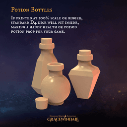 Potions 3d model