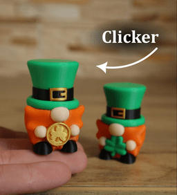 Leprechaun gnome - Clicker 3d model