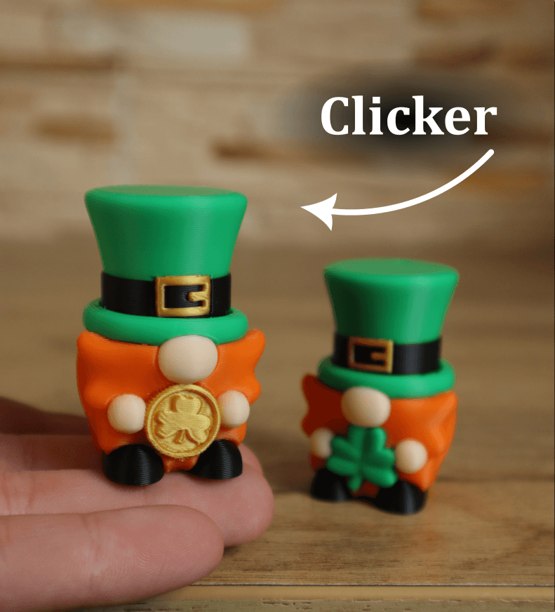 Leprechaun gnome - Clicker 3d model